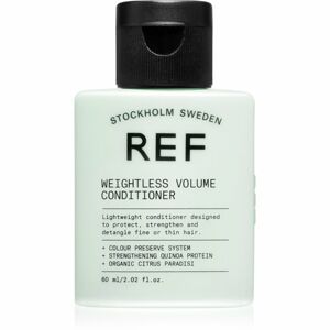REF Weightless Volume Conditioner kondicionér pro jemné a zplihlé vlasy pro objem od kořínků 60 ml