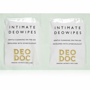 DeoDoc DeoWipes Jasmine Pear ubrousky pro intimní hygienu 10 ks