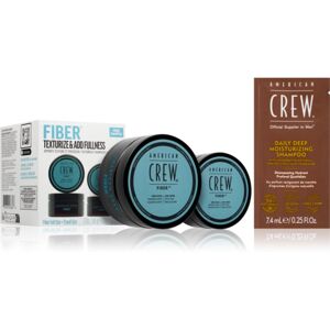 American Crew Fiber Duo Gift Set sada na vlasy pro muže 1 ks
