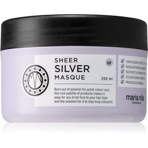 Maria Nila Sheer Silver hydratační a vyživující maska pro blond vlasy 250 ml