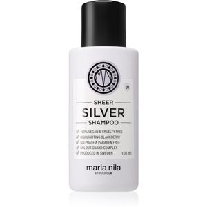 Maria Nila Sheer Silver Shampoo šampon neutralizující žluté tóny 100 ml