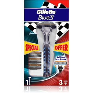 Gillette Blue 3 holicí strojek + náhradní břity 3 ks 4 ks