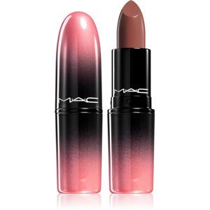 MAC Cosmetics Love me Lipstick saténová rtěnka odstín Coffee & Cigs 3 g