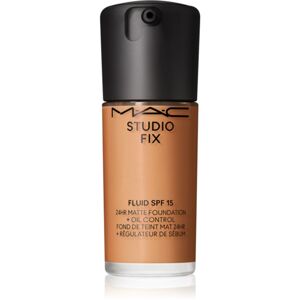 MAC Cosmetics Studio Fix Fluid SPF 15 24HR Matte Foundation + Oil Control matující make-up SPF 15 odstín NC45 30 ml