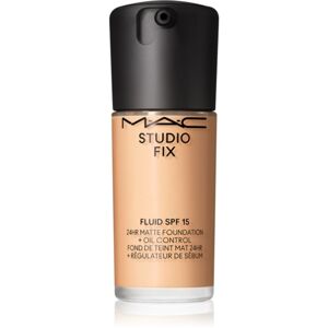 MAC Cosmetics Studio Fix Fluid SPF 15 24HR Matte Foundation + Oil Control matující make-up SPF 15 odstín NC17 30 ml