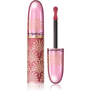 MAC Cosmetics Bubbles & Bows Powder Kiss Liquid Lipcolour tekutá rtěnka s matným finišem odstín The Best Gift Is Me 5 ml