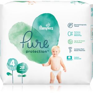 Pampers Pure Protection Size 4 pleny (9-14 kg) 28 ks