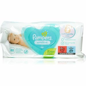Pampers Sensitive XXL vlhčené čisticí ubrousky pro děti pro citlivou pokožku 80 ks