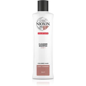 Nioxin System 3 Color Safe čisticí šampon pro barvené řídnoucí vlasy 300 ml