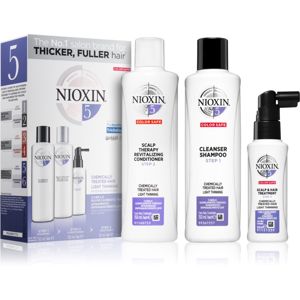 Nioxin System 5 Color Safe Chemically Treated Hair Light Thinning sada (pro mírné řídnutí normálních až silných, přírodních i chemicky ošetřených vlas