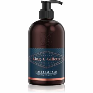 King C. Gillette Beard & Face Wash šampon na vousy 350 ml
