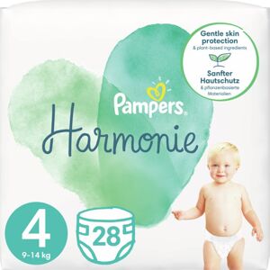 Pampers Harmonie Value Pack Size 4 jednorázové pleny 9 – 14 kg 28 ks
