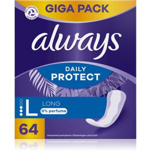 Always Daily Protect Long slipové vložky bez parfemace 64 ks