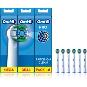 Oral B PRO Precision Clean náhradní hlavice pro zubní kartáček 6 ks