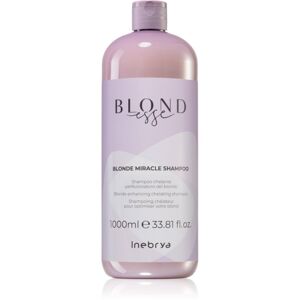 Inebrya BLONDesse Blonde Miracle Shampoo čisticí detoxikační šampon pro blond vlasy 1000 ml