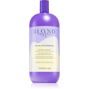 Inebrya Blondesse No-Yellow Shampoo šampon neutralizující žluté tóny pro blond a šedivé vlasy 1000 ml