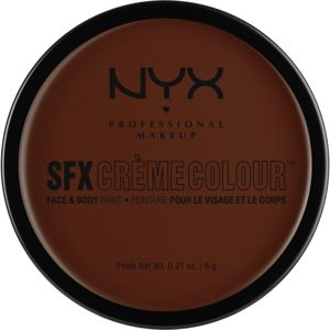 NYX Professional Makeup SFX Creme Colour™ make-up na obličej a tělo odstín 08 Brown 6 g