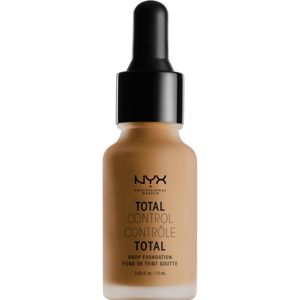 NYX Professional Makeup Total Control Drop Foundation make-up odstín 16 Mahogany 13 ml
