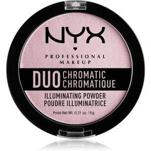 NYX Professional Makeup Duo Chromatic rozjasňovač odstín 02 Lavender Steel 6 g