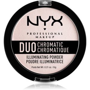 NYX Professional Makeup Duo Chromatic rozjasňovač odstín 04 Snow Rose 6 g