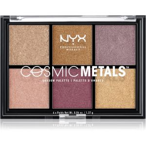 NYX Professional Makeup Cosmic Metals™ paletka očních stínů odstín 01 8.22 g