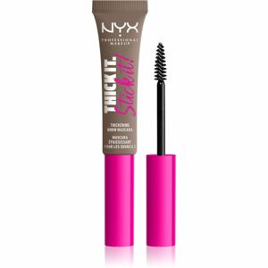 NYX Professional Makeup Thick it Stick It Brow Mascara řasenka na obočí odstín 01 Taupe 7 ml