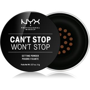 NYX Professional Makeup Can't Stop Won't Stop sypký pudr odstín 05 Deep 6 g