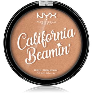 NYX Professional Makeup California Beamin´ bronzer odstín 01 Free Spirit 14 g