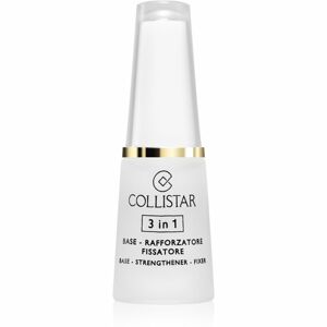 Collistar 3 In 1 Base, Strengthener & Fixer podkladový a vrchní lak na nehty na nehty 6 ml