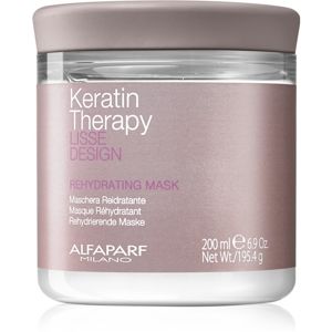 Alfaparf Milano Keratin Therapy Lisse Design rehydratační maska pro všechny typy vlasů 200 ml