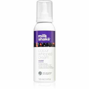 Milk Shake Colour Whipped Cream tónovací pěna pro všechny typy vlasů Violet 100 ml