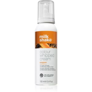 Milk Shake Colour Whipped Cream tónovací pěna pro všechny typy vlasů Copper 100 ml