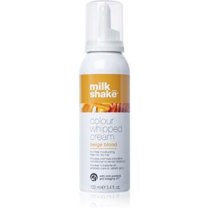 Milk Shake Colour Whipped Cream tónovací pěna pro všechny typy vlasů Beige Blond 100 ml