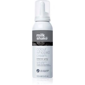 Milk Shake Colour Whipped Cream tónovací pěna pro všechny typy vlasů Intense gray 100 ml
