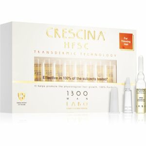 Crescina Transdermic 1300 Re-Growth péče pro podporu růstu vlasů pro muže 20x3,5 ml