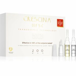 Crescina Transdermic 200 Re-Growth and Anti-Hair Loss péče pro podporu růstu a proti vypadávání vlasů pro muže 20x3,5 ml