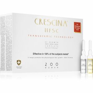 Crescina Transdermic 200 Re-Growth and Anti-Hair Loss péče pro podporu růstu a proti vypadávání vlasů pro ženy 20x3,5 ml