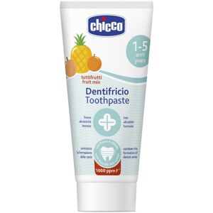 Chicco Toothpaste Fruit Mix dětská zubní pasta s fluoridem 1-5 y 50 ml