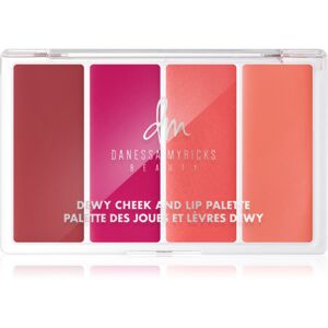 Danessa Myricks Beauty Dewy Cheek & Lip Palette multifunkční paleta na obličej Dew It Flirty 25 g