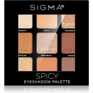 Sigma Beauty Eyeshadow Palette Spicy paleta očních stínů 9 g