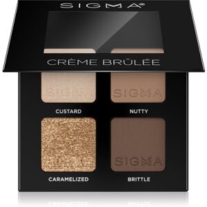 Sigma Beauty Quad paletka očních stínů odstín Crème Brûlée 4 g