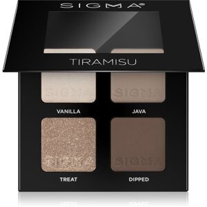 Sigma Beauty Quad paletka očních stínů odstín Tiramisu 4 g