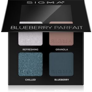 Sigma Beauty Quad paletka očních stínů odstín Blueberry Parfait 4 g