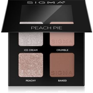 Sigma Beauty Quad paletka očních stínů odstín Peach Pie 4 g