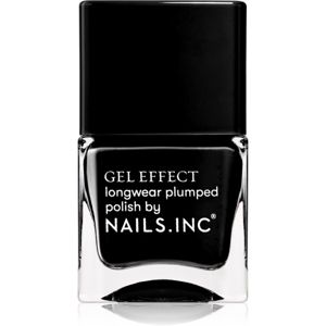Nails Inc. Gel Effect dlouhotrvající lak na nehty odstín Black Taxi 14 ml