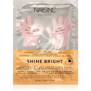 Nails Inc. Shine Bright omlazující maska na ruce 20 ml