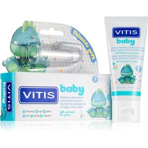 Vitis Baby dětský zubní gel + dětský zubní kartáček na prst 30 ml