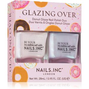 Nails Inc. Glazing Over Donut Glaze Nail Polish Duo sada laků na nehty