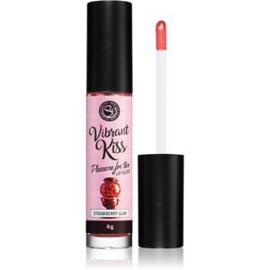 Secret play Vibrant Kiss Strawberry Gum lesk na rty s vibrujícím efektem 7 ml