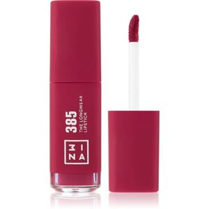 3INA The Longwear Lipstick dlouhotrvající tekutá rtěnka odstín 385 - Dark raspberry pink 6 ml